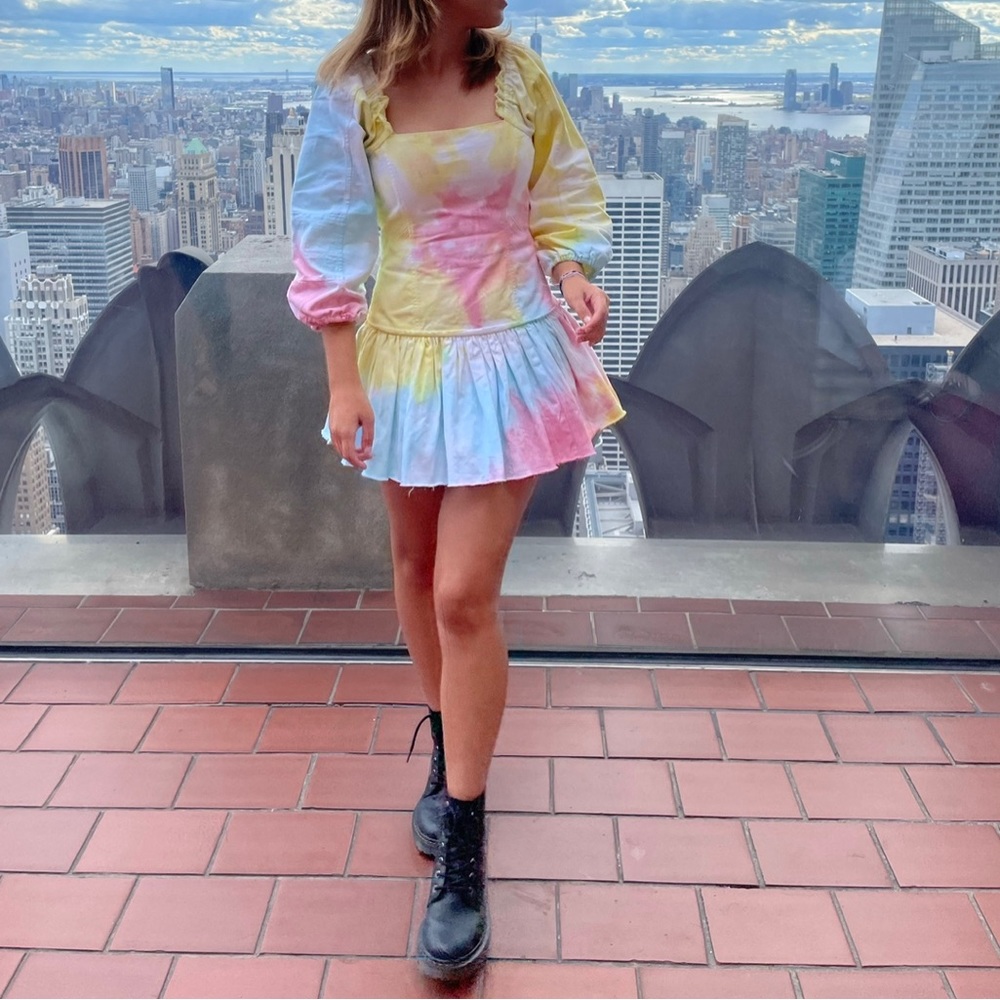Loveshackfancy tie dye dress